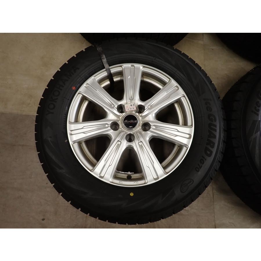 冬 4本SET 会社宛 送料無料 215/65R16×6.5J 98Q ヨコハマ アイスガード