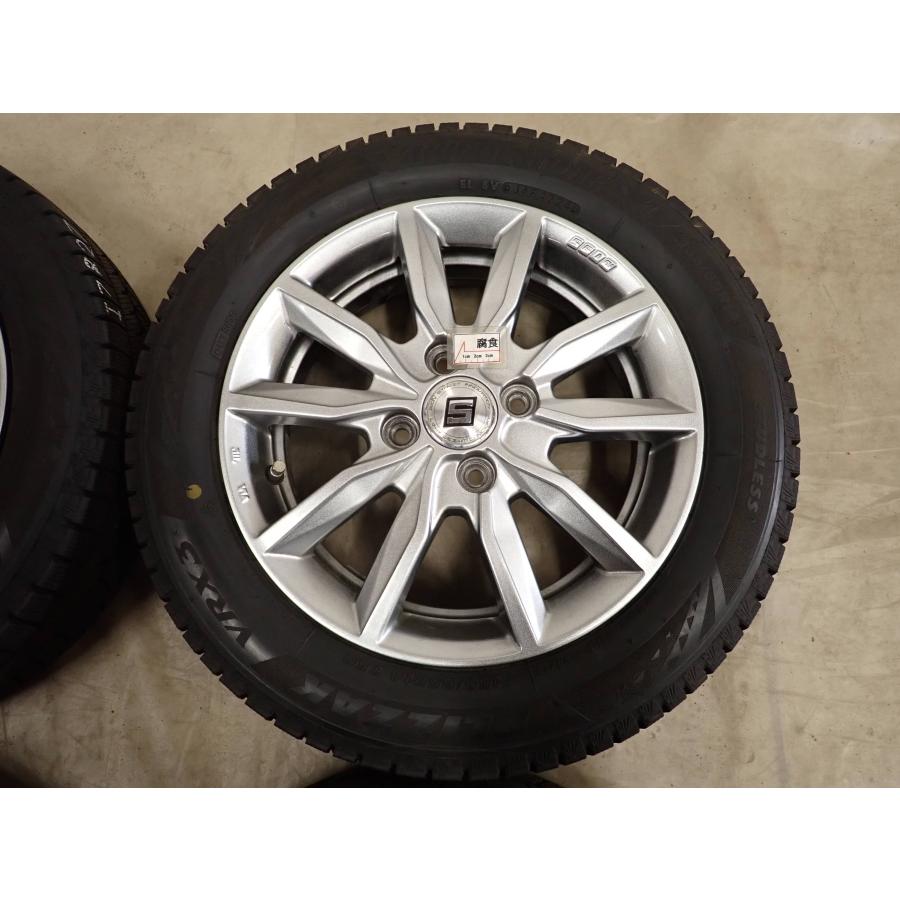 冬4本SET 会社宛 送料無料 155/65R14×4.5J 75Q ブリヂストン 
