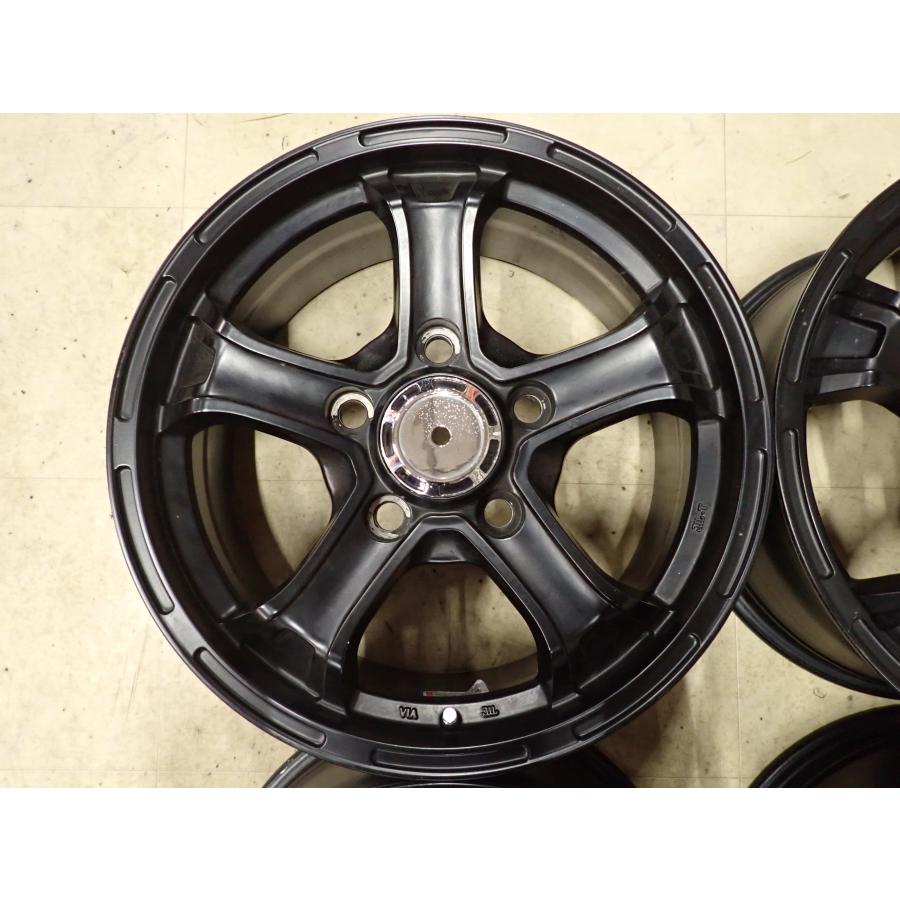 4本 会社宛 送料無料 18×8J 4×4 SUV クロカン デザイン アルミ 5穴 PCD 150mm +55 ハブ径110mm ランドクルーザー 100 200 特価 NO,I3793の画像
