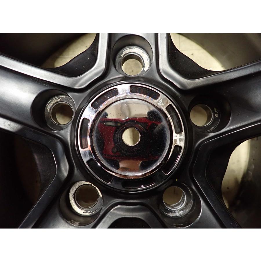 4本 会社宛 送料無料 18×8J 4×4 SUV クロカン デザイン アルミ 5穴 PCD 150mm +55 ハブ径110mm ランドクルーザー 100 200 特価 NO,I3793の画像