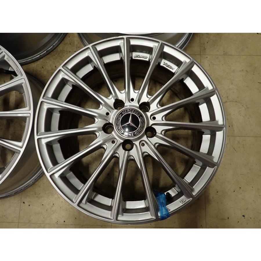 4本 会社宛 送料無料 17×7J EUROTECH アルミ 5穴 PCD 112mm +48 ベンツ
