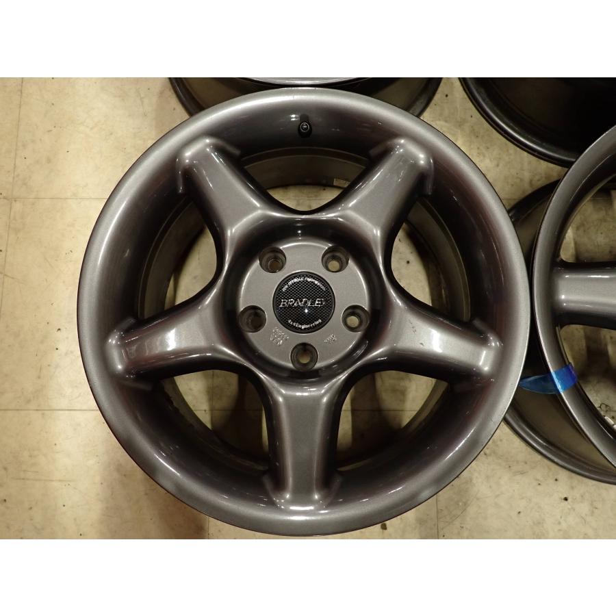 5本 会社宛 送料無料 16×7J 4X4 Engineeering ブラッドレー Ｖアルミ 5穴  PCD 114.3 +25 ハブ径73 チェロキー ラングラージープ NO,I3844の画像