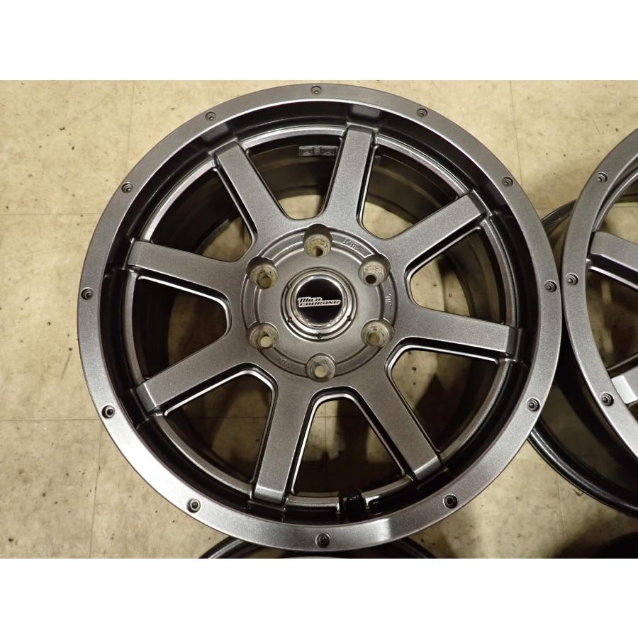 4本SET 会社宛 送料無料 17×7.5J デザイン アルミ 6穴 PCD 139.7mm +25