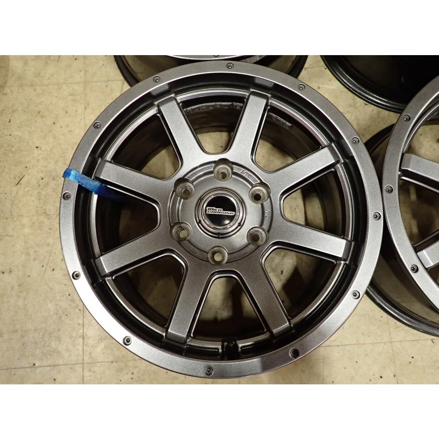 4本SET 会社宛 送料無料 17×7.5J デザイン アルミ 6穴 PCD 139.7mm +25