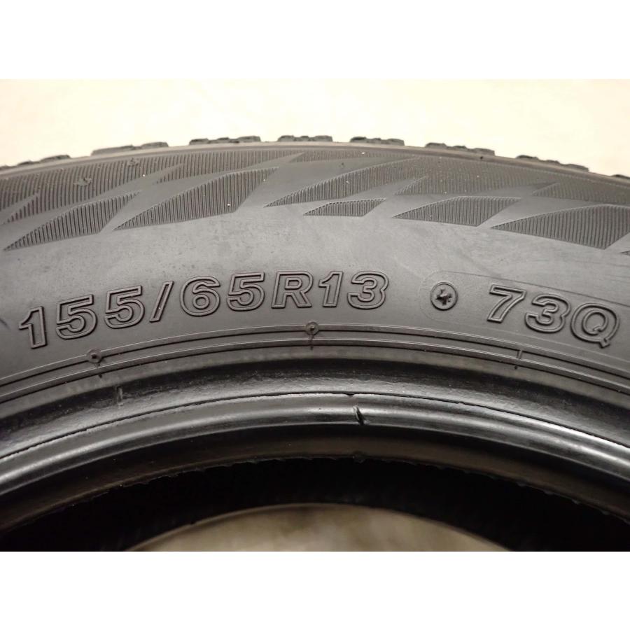 冬4本SET 会社宛 送料無料 155/65R13 73Q ブリヂストン ブリザック