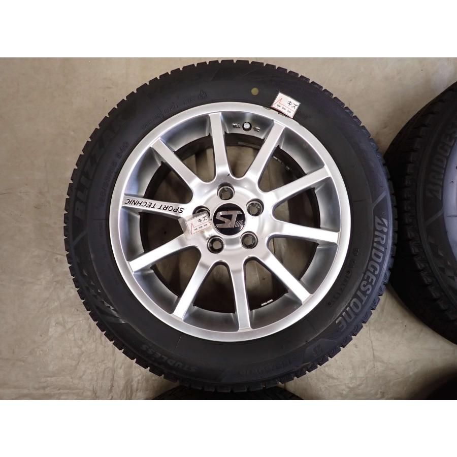 冬4本SET 会社宛送料無料 185/60R15×6.5J 84Q ブリヂストン ブリザック