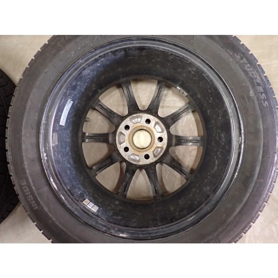 冬4本SET 会社宛送料無料 185/60R15×6.5J 84Q ブリヂストン ブリザック