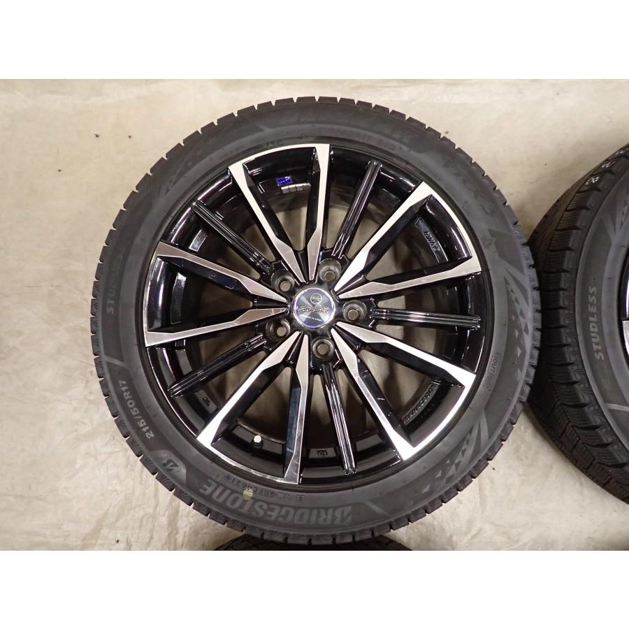 冬 4本SET 会社宛 送料無料 215/50R17×7J 91Q ブリヂストン ブリザック