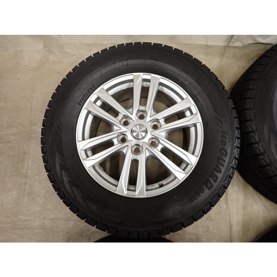 冬4本SET 会社宛 送料無料 265/65R18×7.5J 114Q ヨコハマ アイスガード G075 2024年製 Ripresa リプラーザ アルミ ランクル300 NO,I4514_1