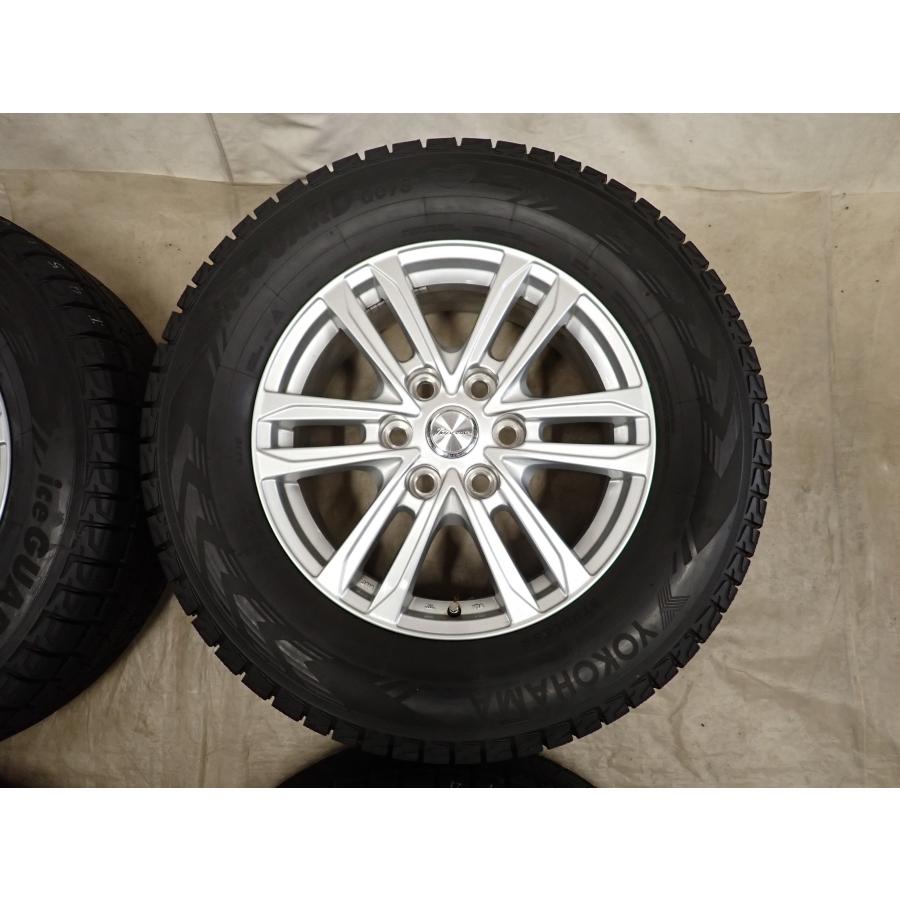 冬4本SET 会社宛 送料無料 265/65R18×7.5J 114Q ヨコハマ アイスガード G075 2024年製 Ripresa リプラーザ アルミ ランクル300 NO,I4514_2