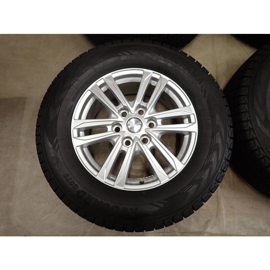 冬4本SET 会社宛 送料無料 265/65R18×7.5J 114Q ヨコハマ アイスガード G075 2024年製 Ripresa リプラーザ アルミ ランクル300 NO,I4514_3