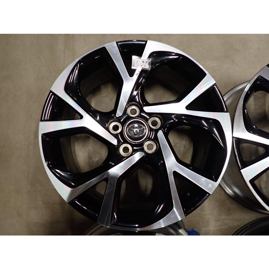 4本SET 会社宛 送料無料 18×7J トヨタ C-HR 純正 アルミ 5穴 PCD 114.3