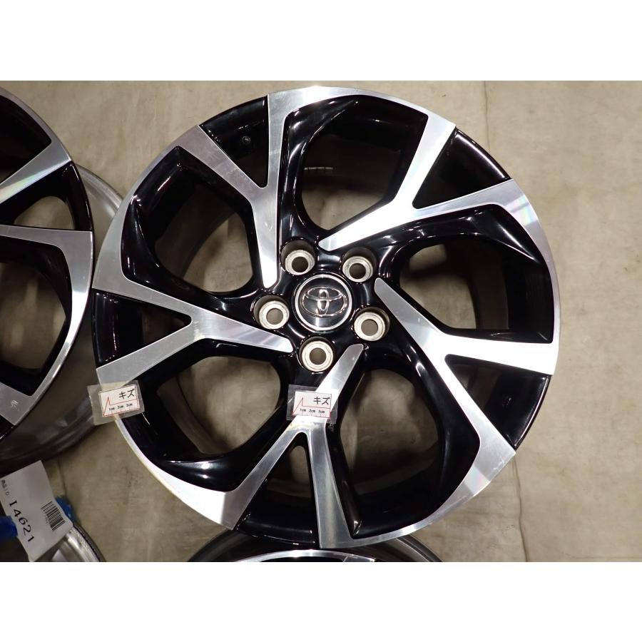 4本SET 会社宛 送料無料 18×7J トヨタ C-HR 純正 アルミ 5穴 PCD 114.3