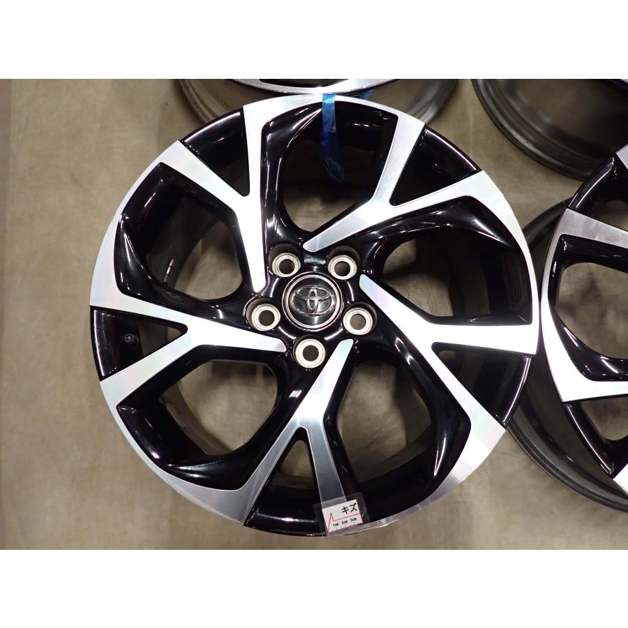4本SET 会社宛 送料無料 18×7J トヨタ C-HR 純正 アルミ 5穴 PCD 114.3