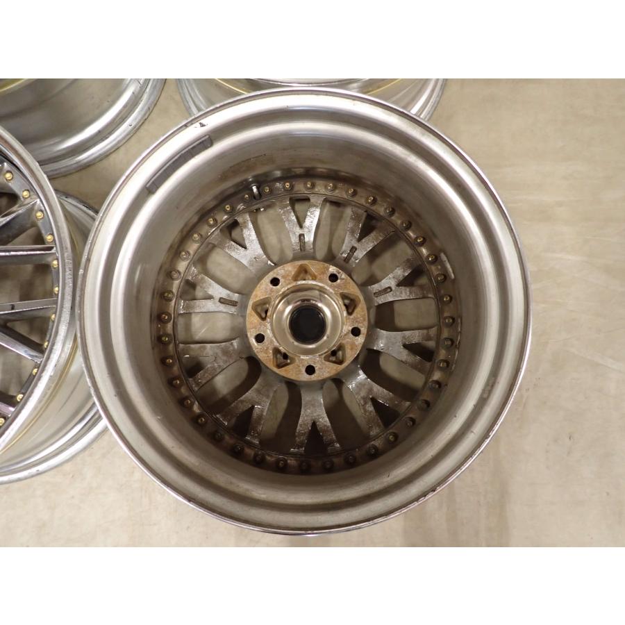 4本SET 会社宛 送料無料 18×9.5J デザイン メッシュ アルミ 5穴 PCD
