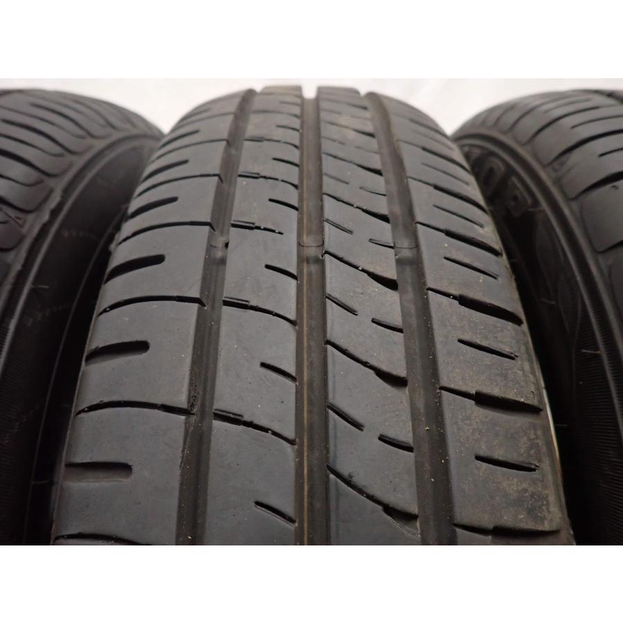 送料無料◆155/65R14/夏4本/残溝約4.5㎜/製造2020年/ダンロップ BluEarth 夏4本SET 会社宛 送料無料 155/65R14 75S ダンロップ