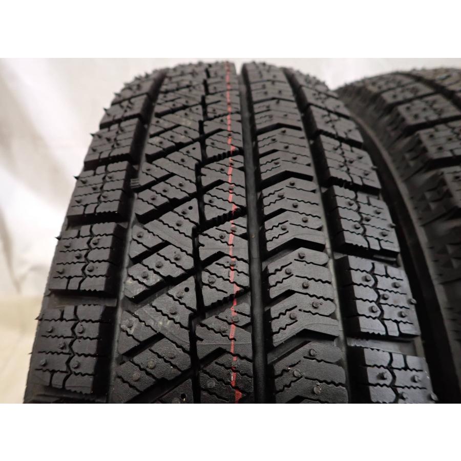 N-box 21年製造 スタッドレス VRX2 9分山 155/65R14 冬4本SET 会社宛送料無料 155/65R14 75Q ブリヂストン ブリザック VRX2