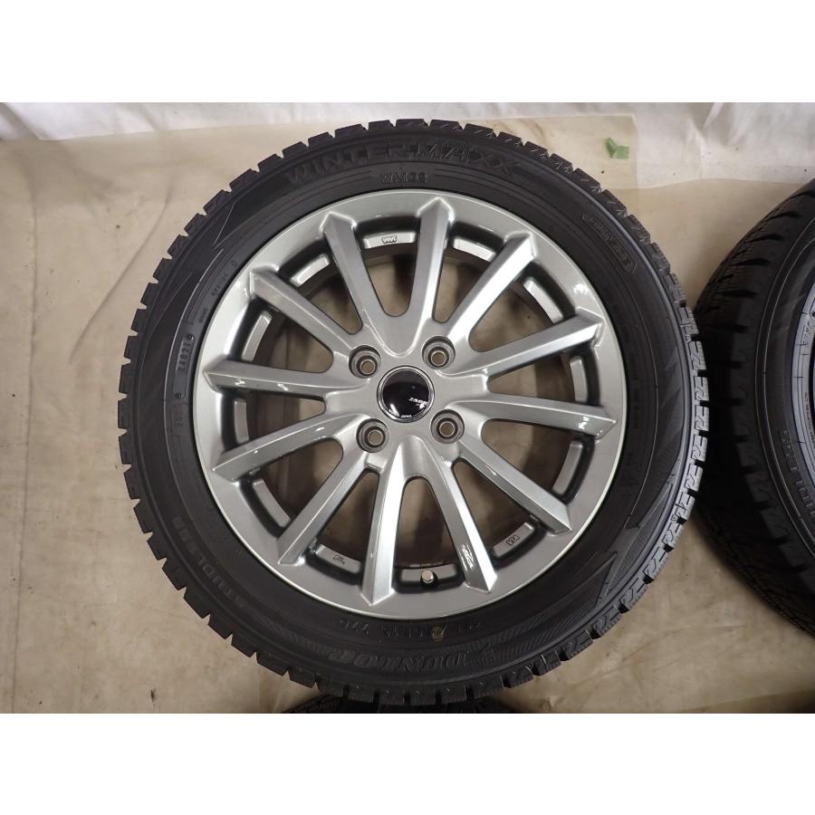AZENIS 冬 4本SET 会社宛 送料無料 165/60R15×4.5J 77Q ダンロップ 