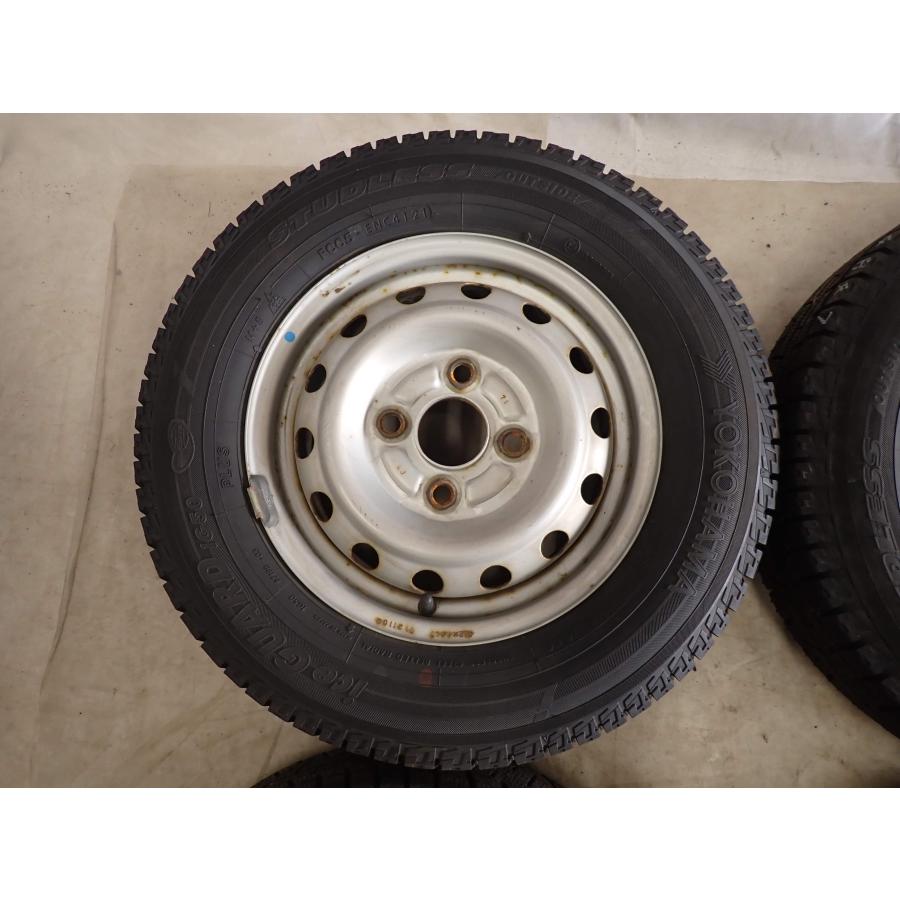 冬4本SET 会社宛 送料無料 145/80R12×4J 74Q ヨコハマ アイスガード IG50+ 2021年製 スチール ハイゼット アトレー バモス 特価 NO,I4847_1