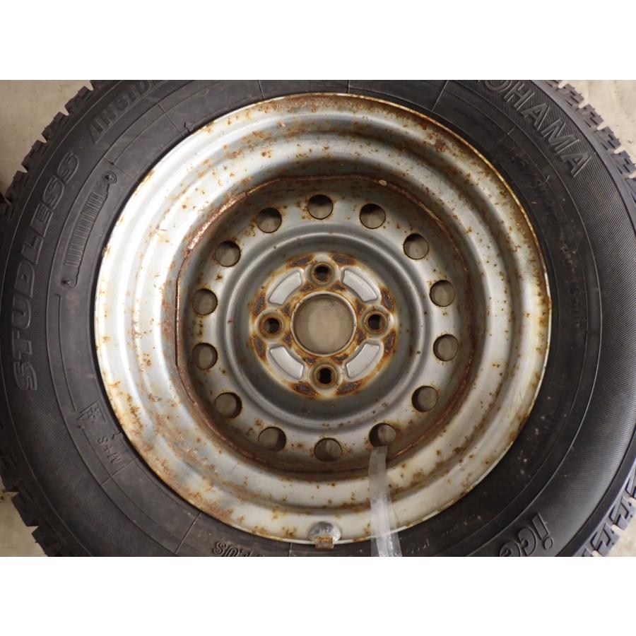冬4本SET 会社宛 送料無料 145/80R12×4J 74Q ヨコハマ アイスガード IG50+ 2021年製 スチール ハイゼット アトレー バモス 特価 NO,I4847_5
