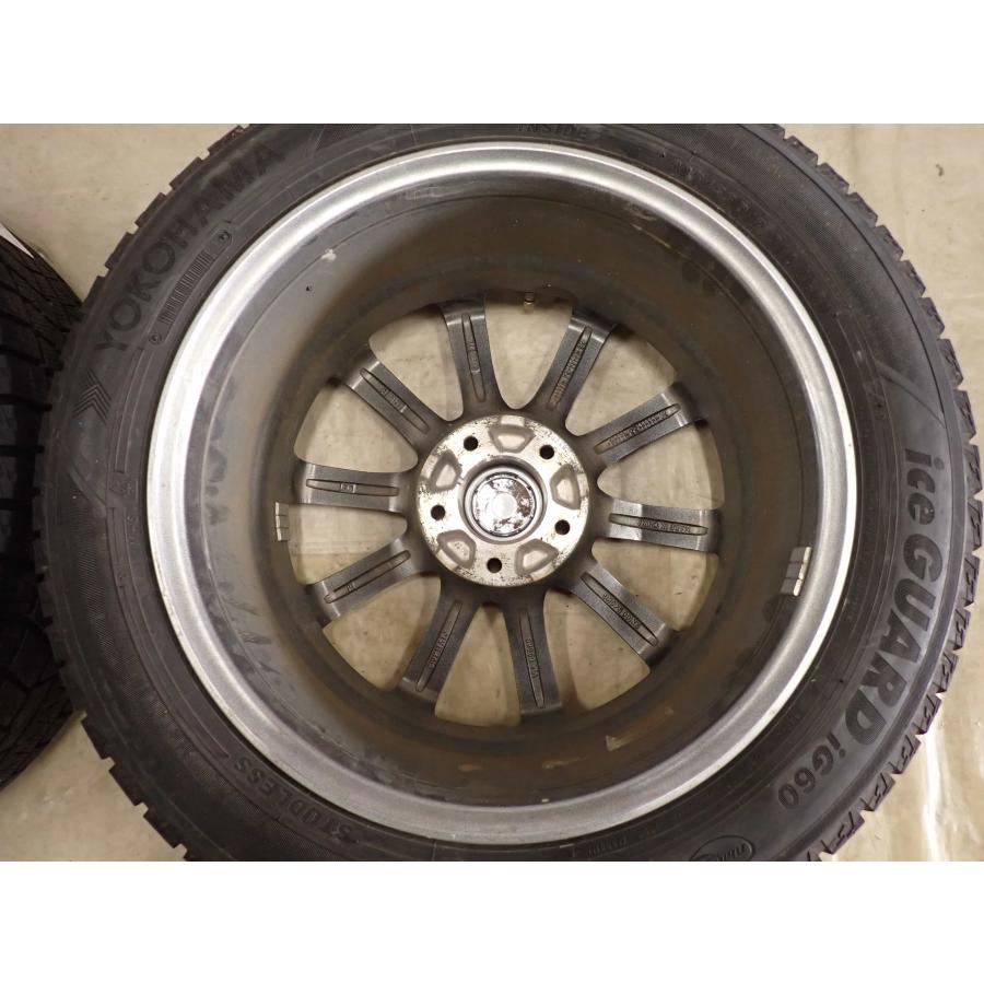 2021年製バリ山！アイスガードIG60 205/55R17 pcd120ミニ等 アドバンdb 冬4本SET 会社宛 送料無料 205/55R17×7J 91Q ヨコハマ