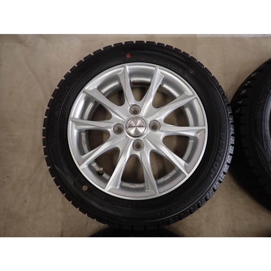 AZENIS 冬4本SET 会社宛 送料無料 155/65R14×4.5J 75Q ダンロップ