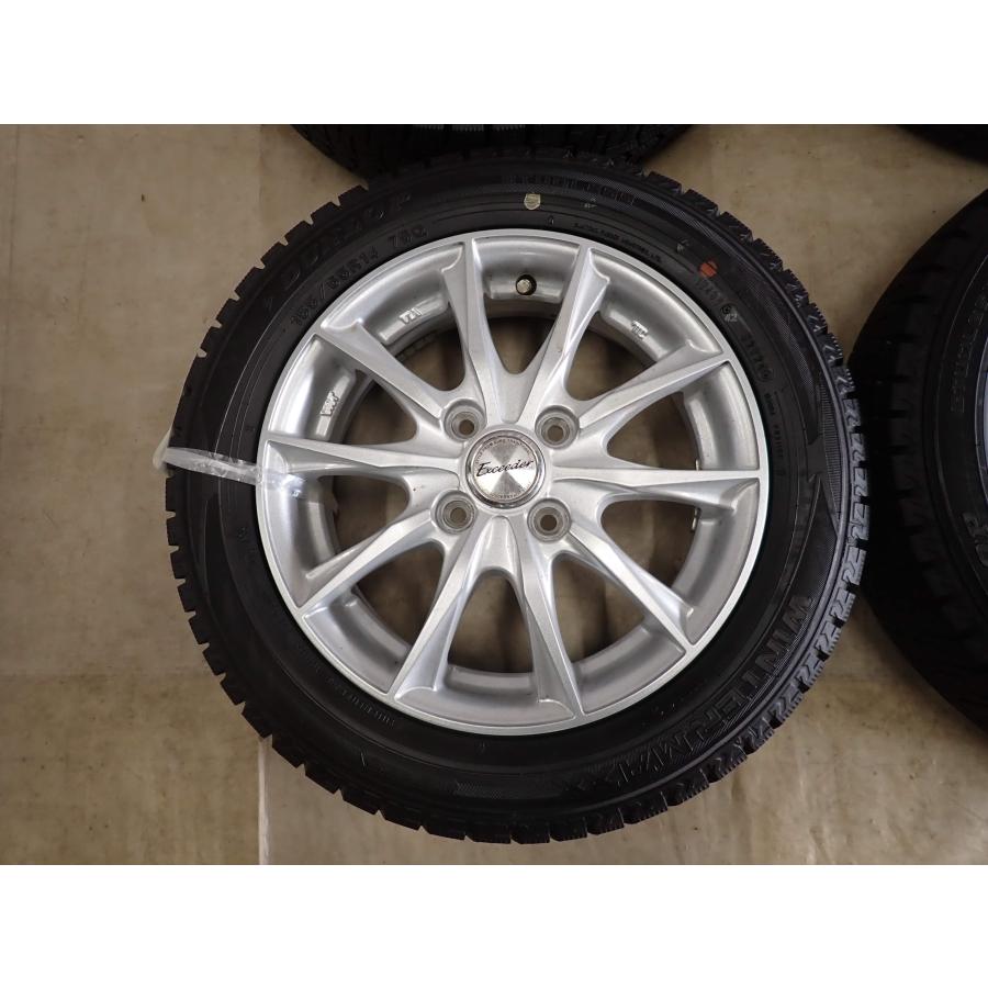 AZENIS 冬4本SET 会社宛 送料無料 155/65R14×4.5J 75Q ダンロップ