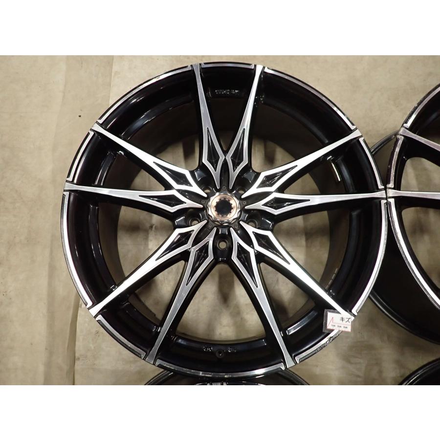 4本 会社宛 送料無料 20×8.5J M'z SPEED JUNORISING BLACK アルミ 5穴