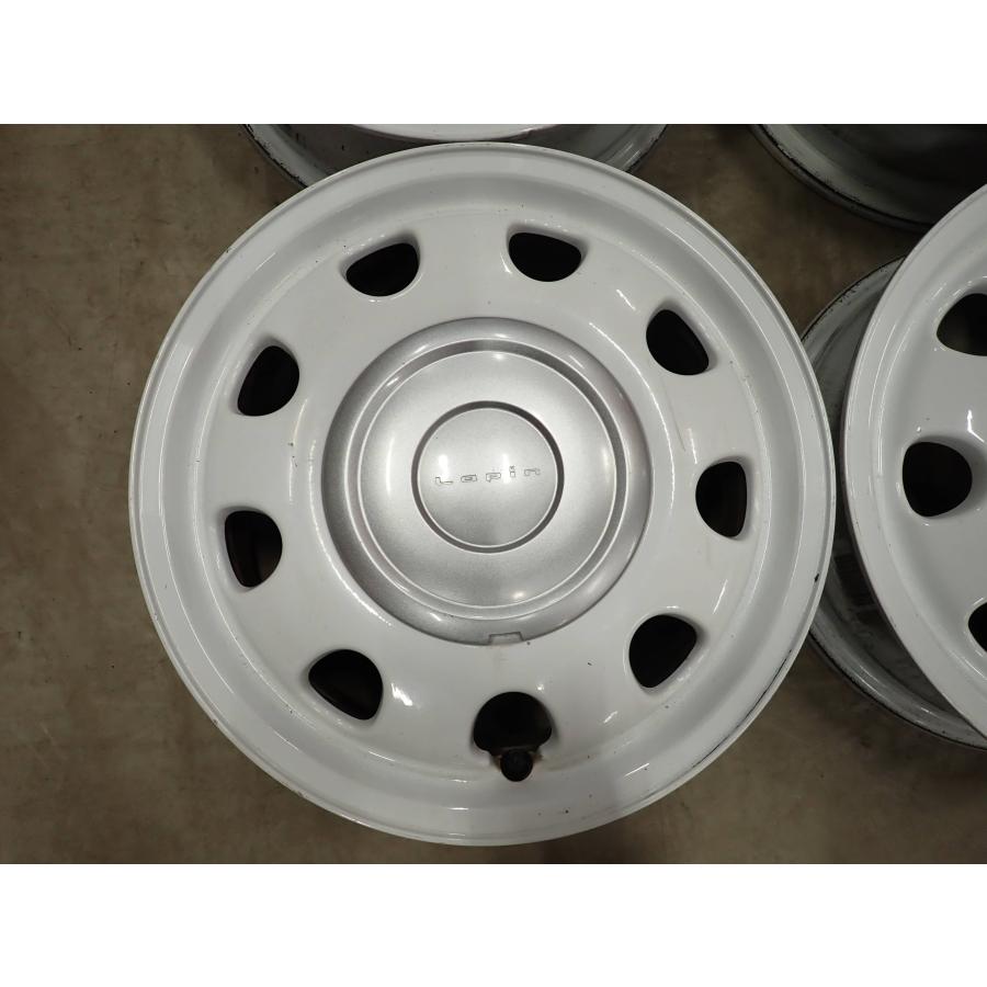 4本SET 会社宛 送料無料 14×4.5J スズキ ラパン ショコラ 純正 アルミ