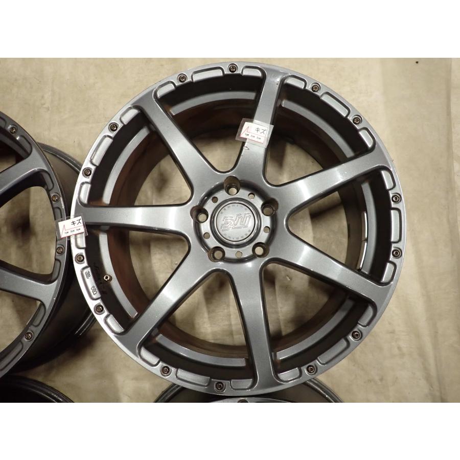□18×7J□社外 BROCHEN アルミ□5穴 PCD114.3mm ET+53 ハブ径73mm 7j 