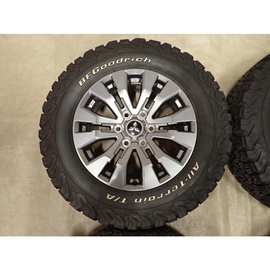 夏4本 会社宛 送料無料 265/65R18×7.5J LT BFグッドリッチ T/A KO2 ホワイトレター 2022年製 三菱 トライトン 純正 アルミ 特価！NO,I4917の画像