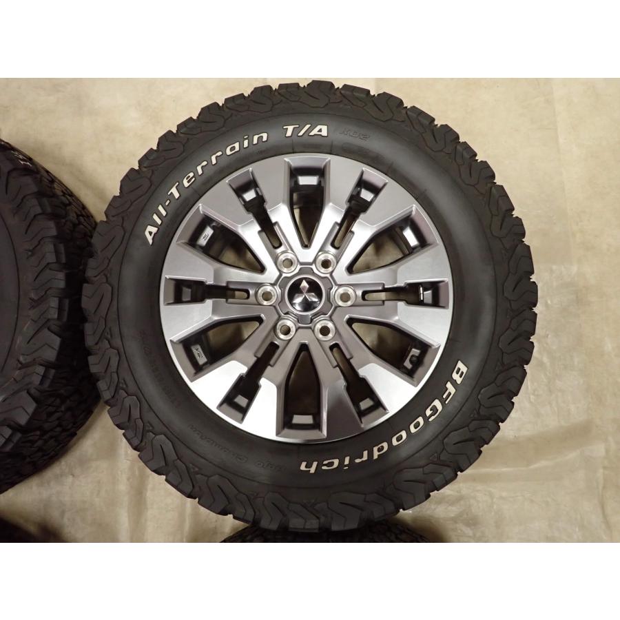 夏4本 会社宛 送料無料 265/65R18×7.5J LT BFグッドリッチ T/A KO2 ホワイトレター 2022年製 三菱 トライトン 純正 アルミ 特価！NO,I4917の画像