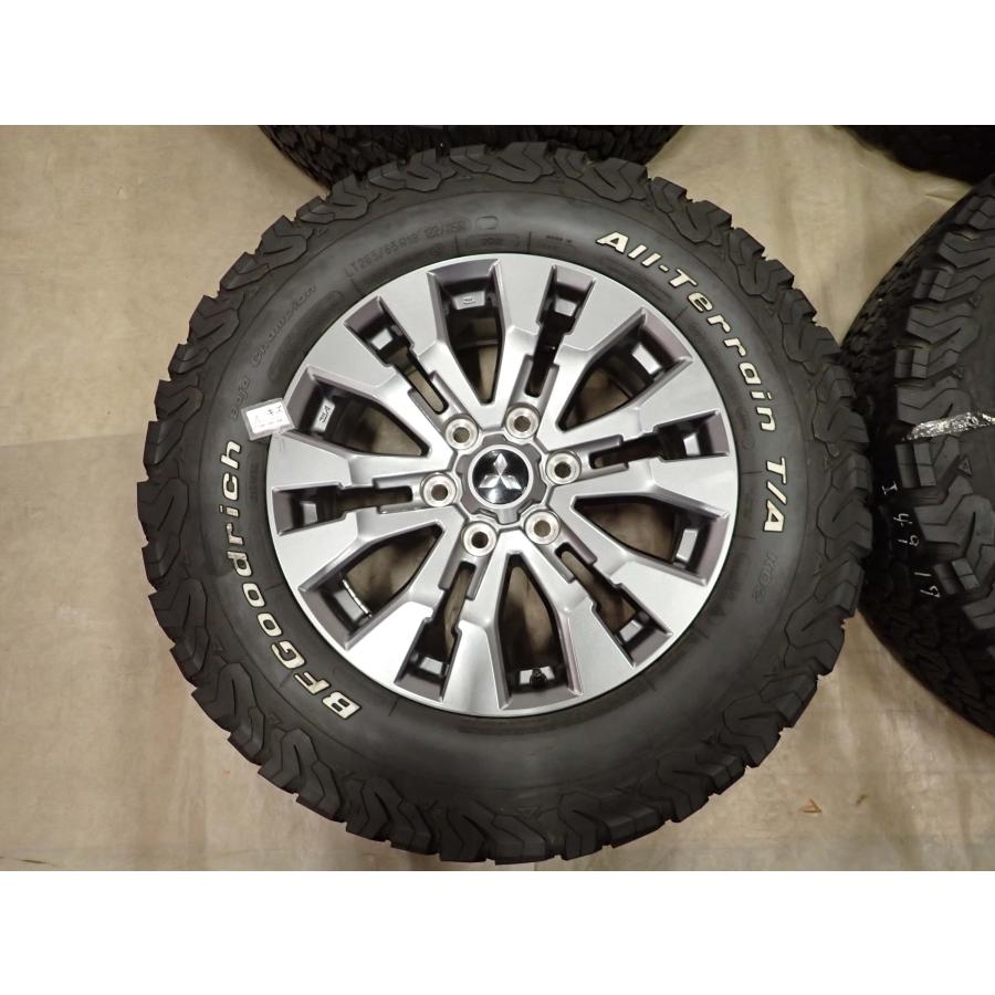 夏4本 会社宛 送料無料 265/65R18×7.5J LT BFグッドリッチ T/A KO2 ホワイトレター 2022年製 三菱 トライトン 純正 アルミ 特価！NO,I4917の画像