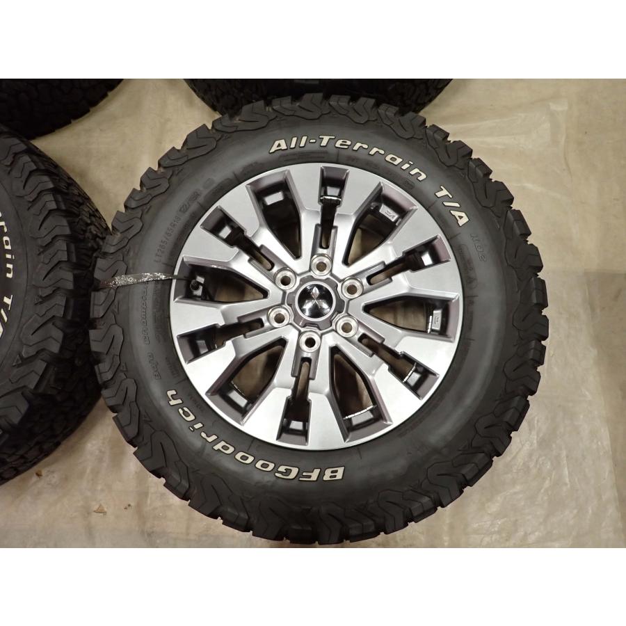 夏4本 会社宛 送料無料 265/65R18×7.5J LT BFグッドリッチ T/A KO2 ホワイトレター 2022年製 三菱 トライトン 純正 アルミ 特価！NO,I4917の画像