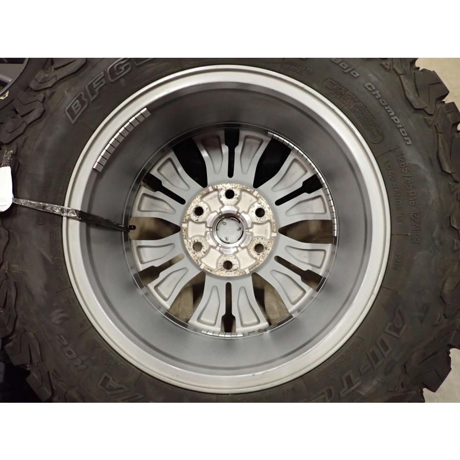 夏4本 会社宛 送料無料 265/65R18×7.5J LT BFグッドリッチ T/A KO2 ホワイトレター 2022年製 三菱 トライトン 純正 アルミ 特価！NO,I4917の画像