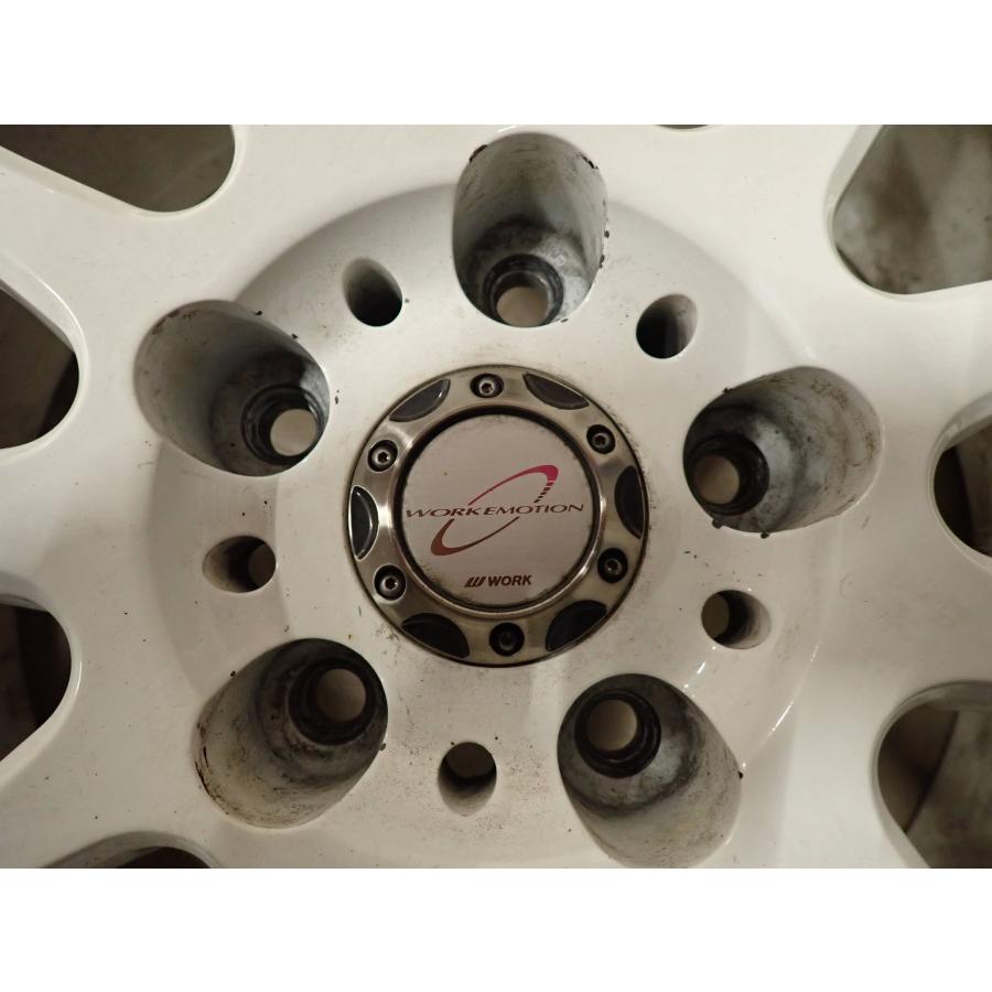 4本 会社宛送料無料 17×7J WORK エモーション 11R アルミ 5穴 PCD