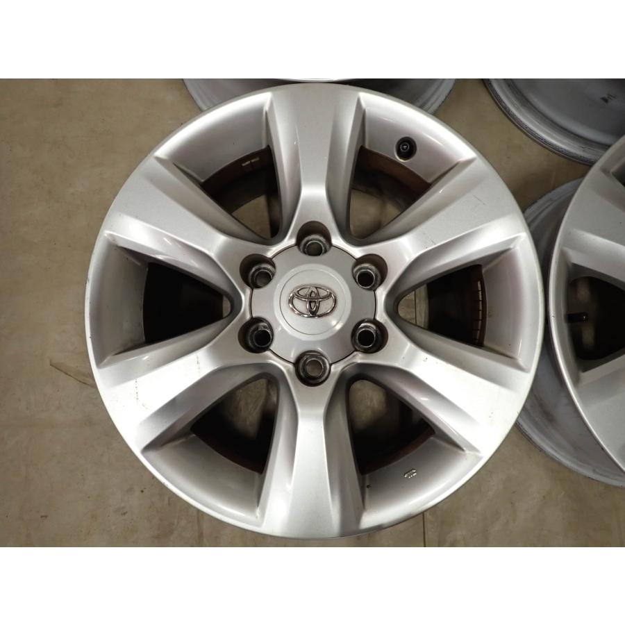4本SET 会社宛 送料無料 17×7.5J トヨタ 純正 アルミ 6穴 PCD 139.7mm
