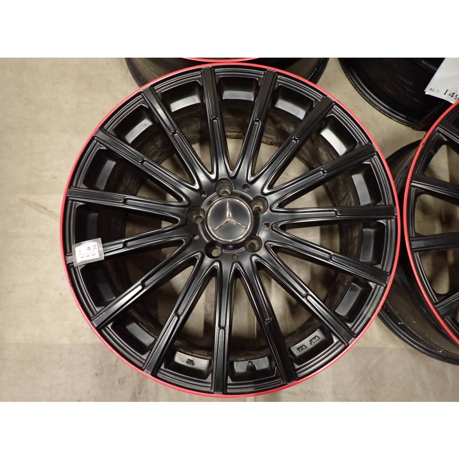 4本SET 会社宛 送料無料 20×9J デザイン アルミ 5穴 PCD 112mm +57 +44