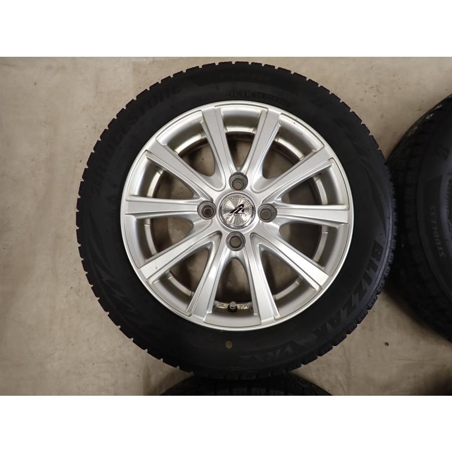 冬4本SET 会社宛送料無料 155/65R14×4.5J 75Q ブリヂストン ブリザック