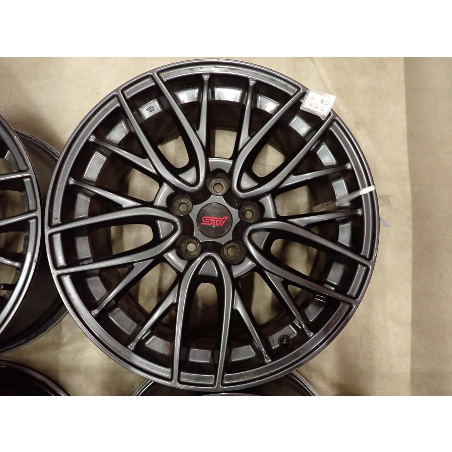 4本SET 会社宛 送料無料 18×8.5J ENKEI製 スバル VAB WRX STI 純正