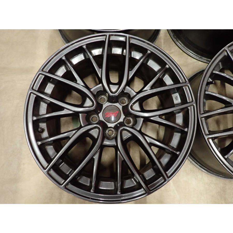4本SET 会社宛 送料無料 18×8.5J ENKEI製 スバル VAB WRX STI 純正