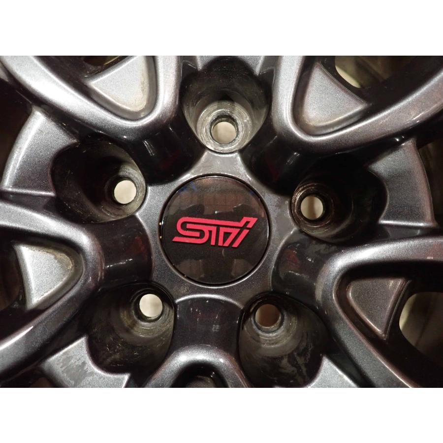 4本SET 会社宛 送料無料 18×8.5J ENKEI製 スバル VAB WRX STI 純正