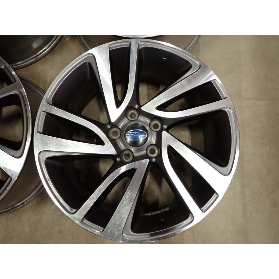 4本SET 会社宛 送料無料 18×7.5J スバル VM レヴォーグ 純正 アルミ 5穴 PCD 114.3mm +55 ハブ径56mm レイバック クロストレック NO,I5244_4