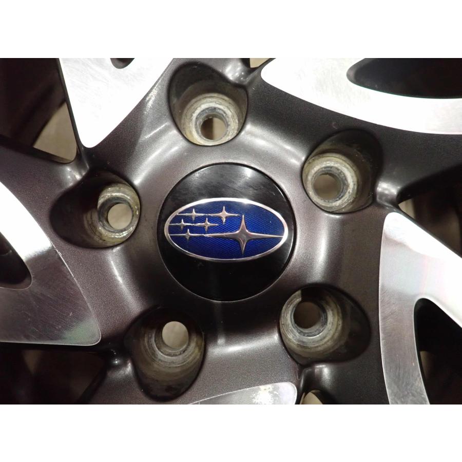4本SET 会社宛 送料無料 18×7.5J スバル VM レヴォーグ 純正 アルミ 5穴 PCD 114.3mm +55 ハブ径56mm レイバック クロストレック NO,I5244_5