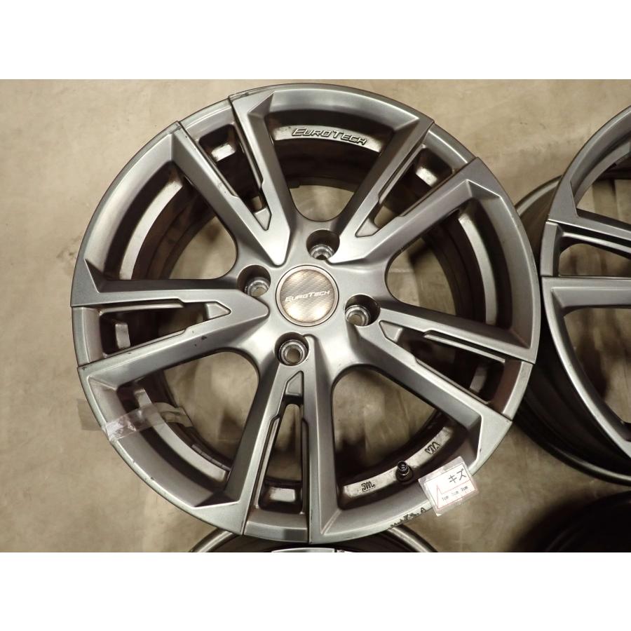 4本SET 会社宛 送料無料 16×6.5J ユーロテック Gaya Soil アルミ 4穴 PCD 108mm +25 ハブ径65mm プジョー シトロエン 店頭交換OK NO,I5247_1