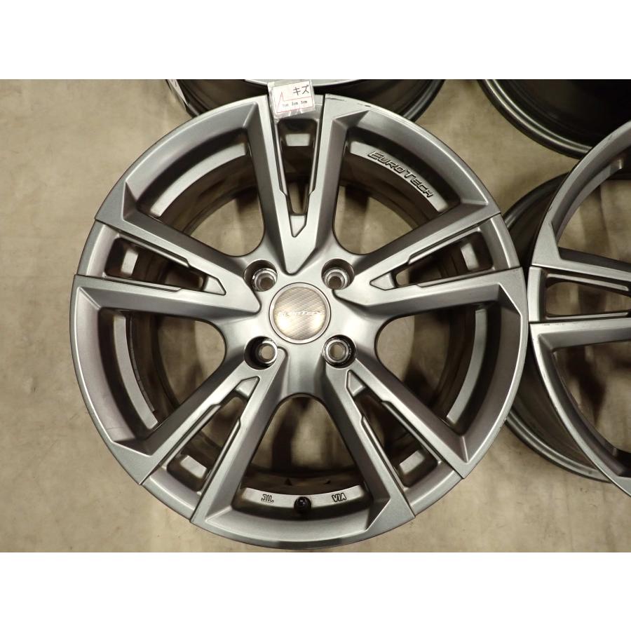 4本SET 会社宛 送料無料 16×6.5J ユーロテック Gaya Soil アルミ 4穴 PCD 108mm +25 ハブ径65mm プジョー シトロエン 店頭交換OK NO,I5247_3