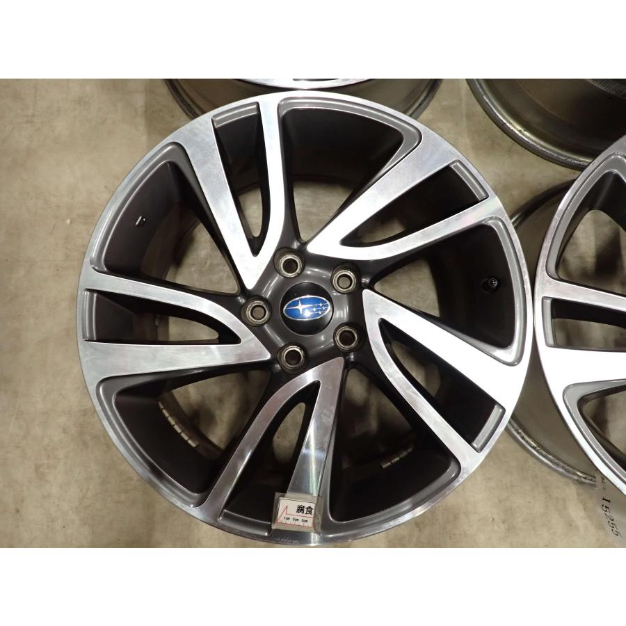 4本SET 会社宛 送料無料 18×7.5J スバル VM レヴォーグ 純正 アルミ 5穴 PCD 114.3mm +55 ハブ径56mm レイバック クロストレック NO,I5255_3