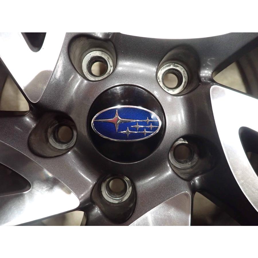 4本SET 会社宛 送料無料 18×7.5J スバル VM レヴォーグ 純正 アルミ 5穴 PCD 114.3mm +55 ハブ径56mm レイバック クロストレック NO,I5255_5