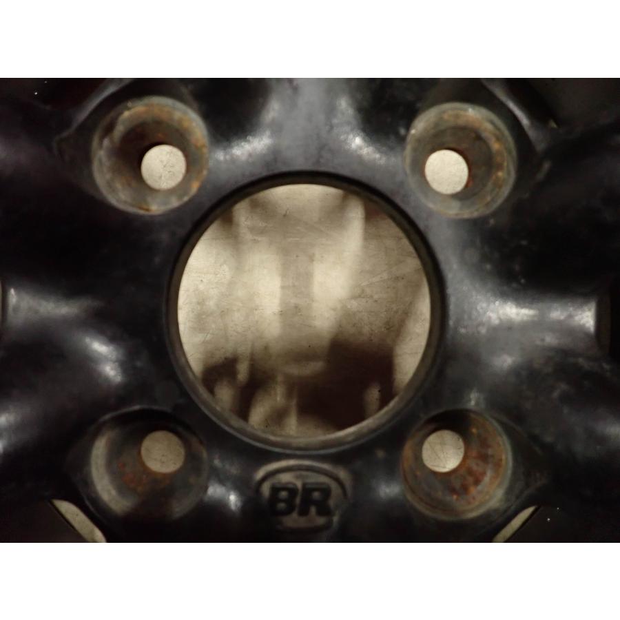 4本SET 会社宛 送料無料 14×6J ブラックレーシング BR アルミ 4穴