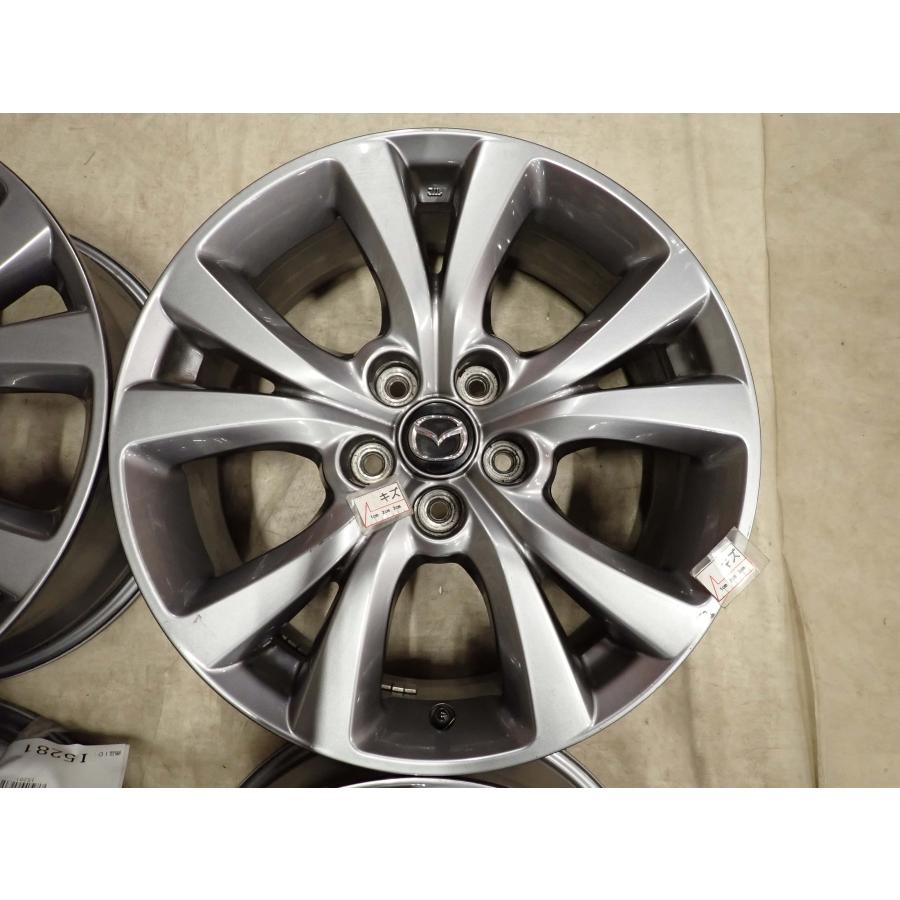 4本SET 会社宛 送料無料 18×7J MAZDA マツダ CX-30 DM 純正 アルミ ホイール 5穴 PCD 114.3mm +45 ハブ径67mm 店頭交換OK 特価！ NO,I5281_2